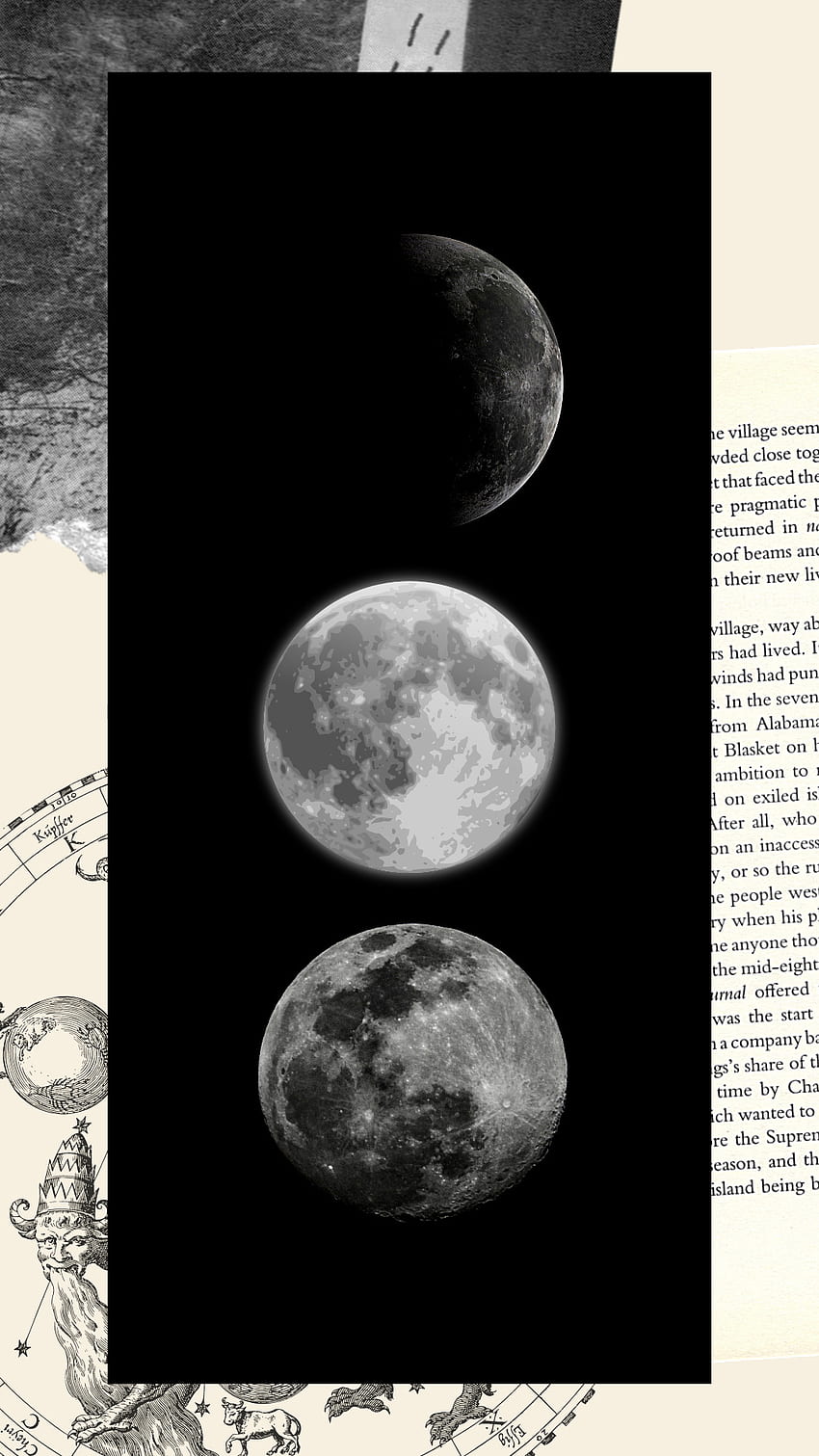 Moon, spazio, atmosfera, luna HD phone wallpaper
