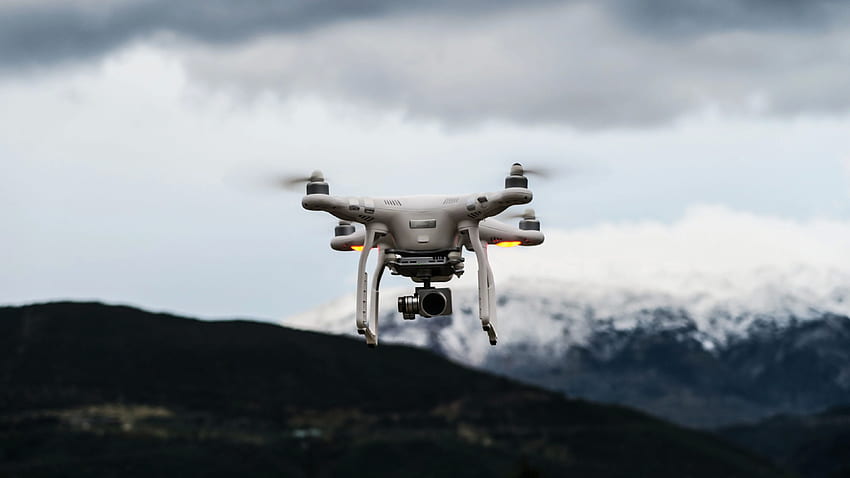 quadkopter, dron, quadrocopter Tapeta HD