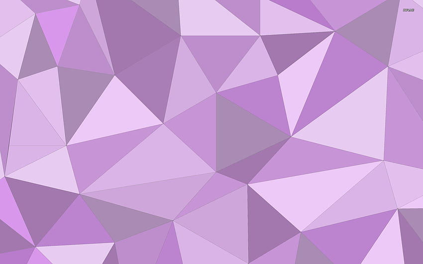 Geometris ungu, Latar belakang pola geometris, Sampul jurnal seni, Segitiga Geometrik Berwarna Wallpaper HD