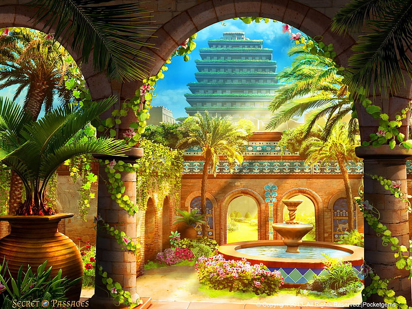 giardini pensili di Babilonia Sfondo HD