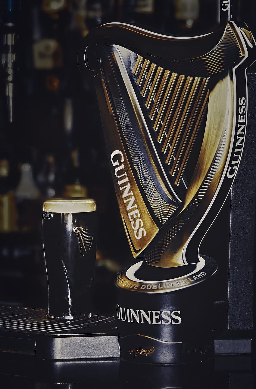 Cerveza Guinness fondo de pantalla del teléfono