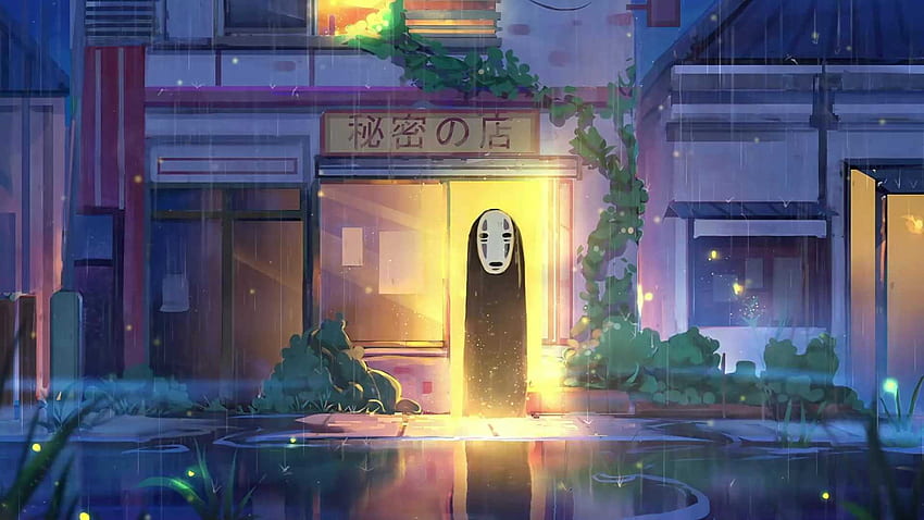 Spirited Away, Ghibli No Face HD wallpaper