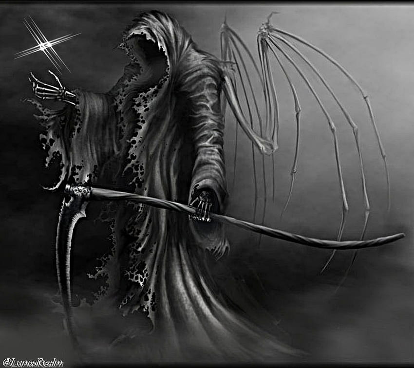 Grim Reaper~, datang untukmu, jiwa, tengah malam, suram, penuai Wallpaper HD