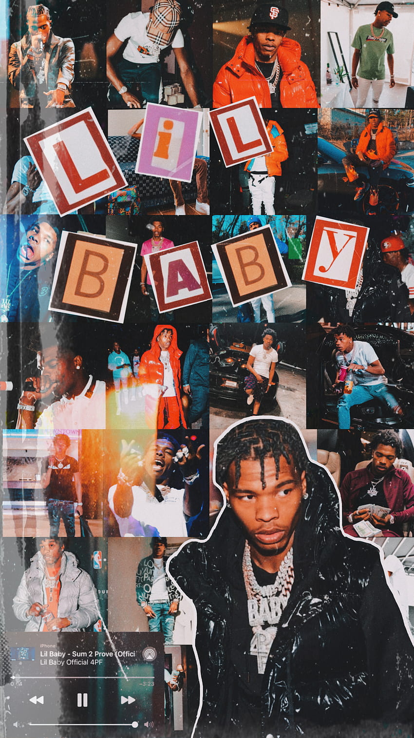 lilbaby & similar hashtags, Lil Baby iPhone HD phone wallpaper