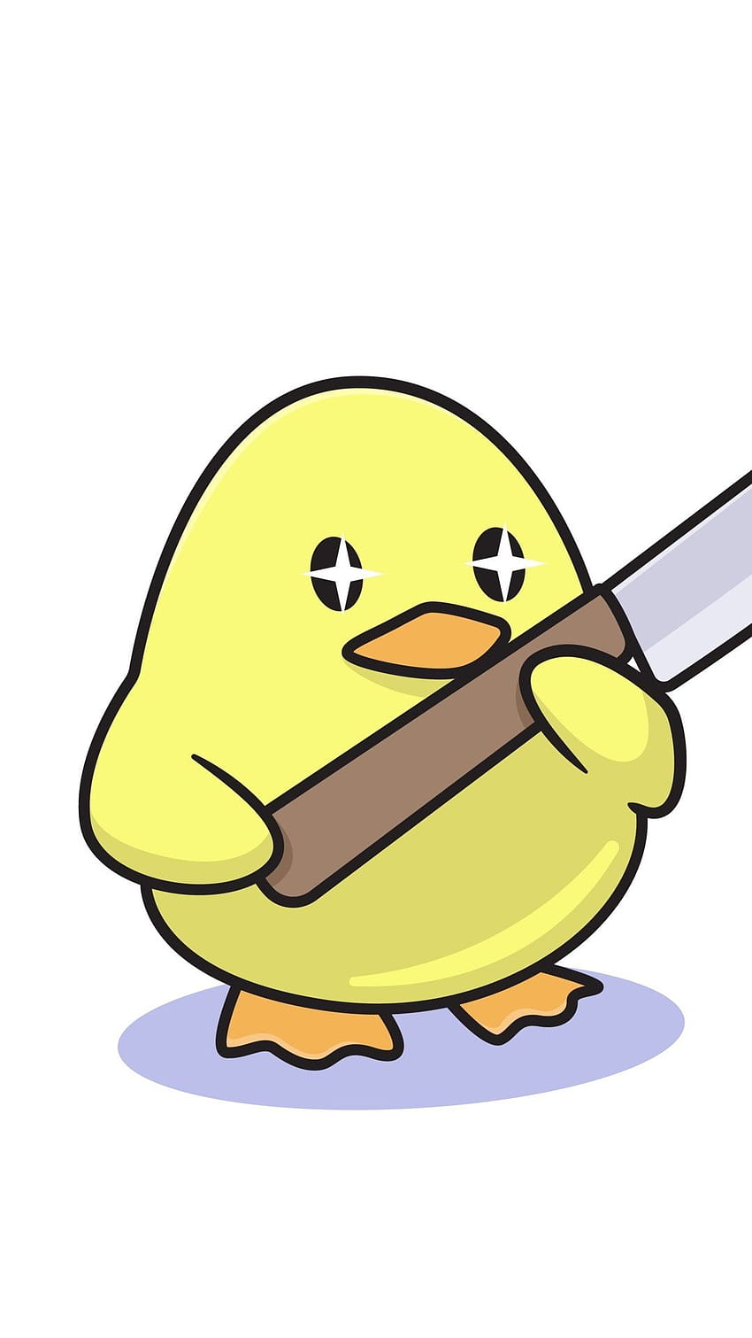 Duck with the knife, funny, duck HD phone wallpaper | Pxfuel