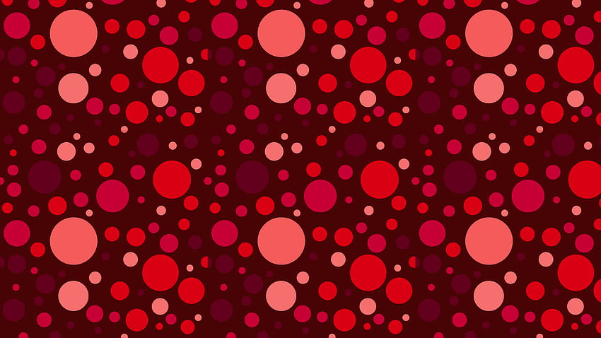 Dark Red Random Circles Dots Pattern Background Graphic HD wallpaper
