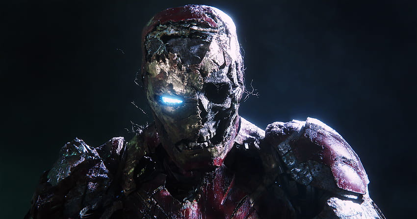 Zombie Iron Man In Spiderman Far From Home, Superheroes, Iron Man Movie HD wallpaper
