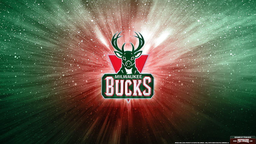 Milwaukee Bucks, logotipo do Milwaukee Bucks papel de parede HD