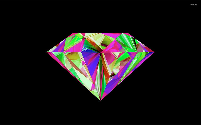 Diamond . Diamond Emoji, Cool Galaxy Diamond HD wallpaper