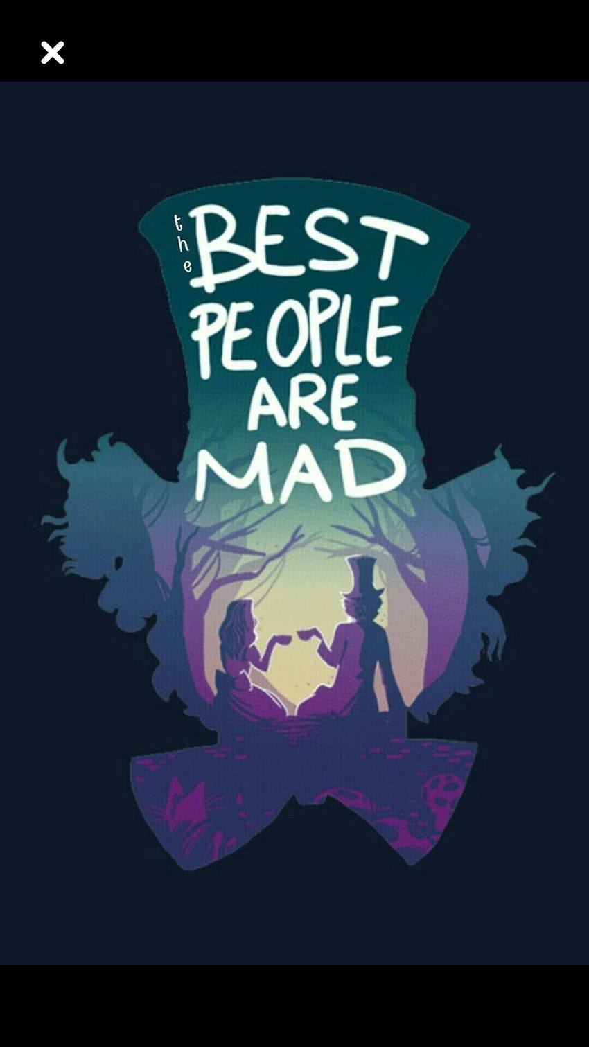 mad hatter iphone wallpaper