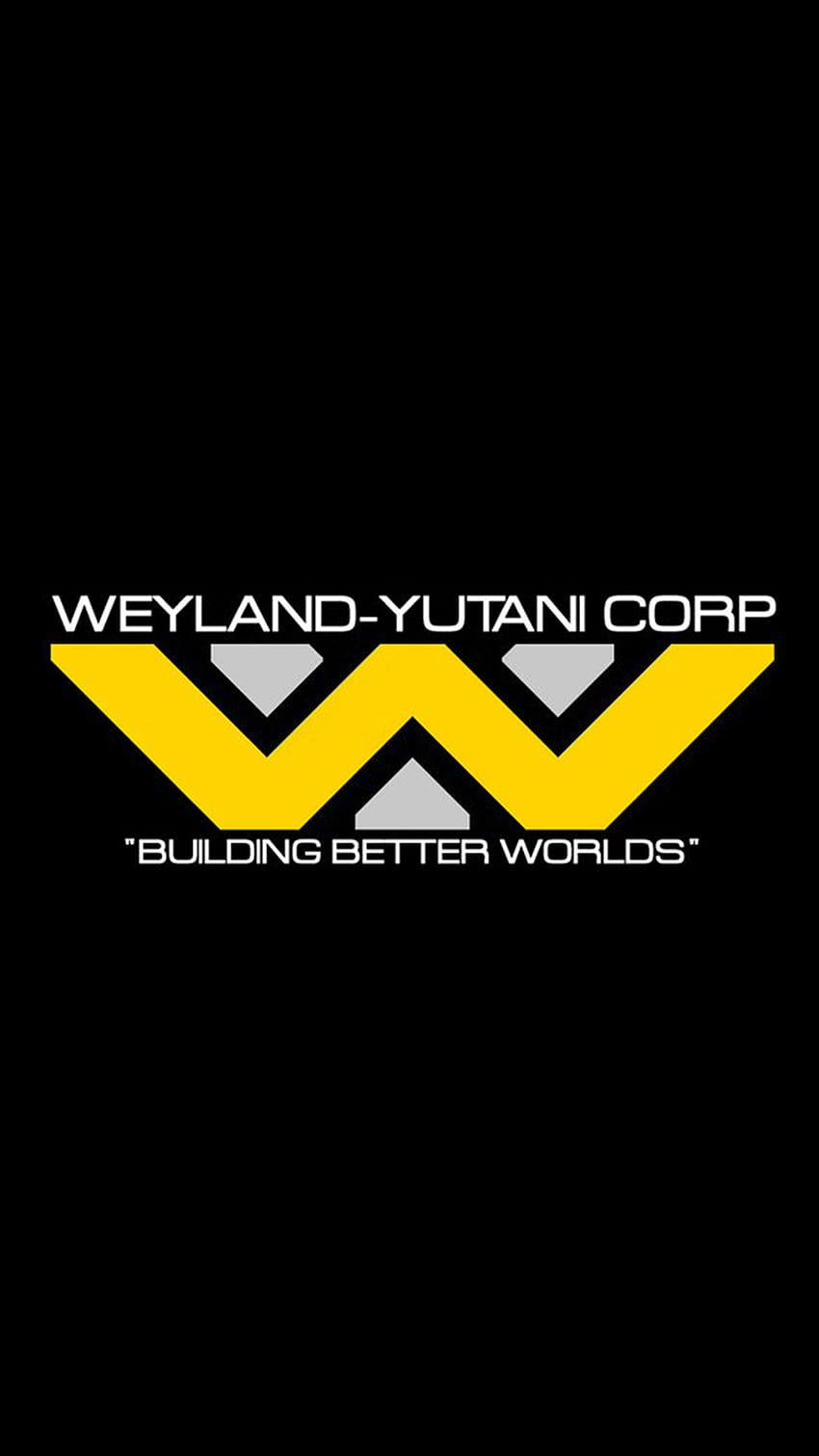 Лого на Weyland Yutani Corp () През 2019 г. Извънземно изкуство, Лого на извънземен филм HD тапет за телефон