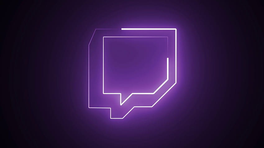 - Twitch Logo Animowane tło dla streamerów gier Twitcha - YouTube, Neon Twitch Tapeta HD
