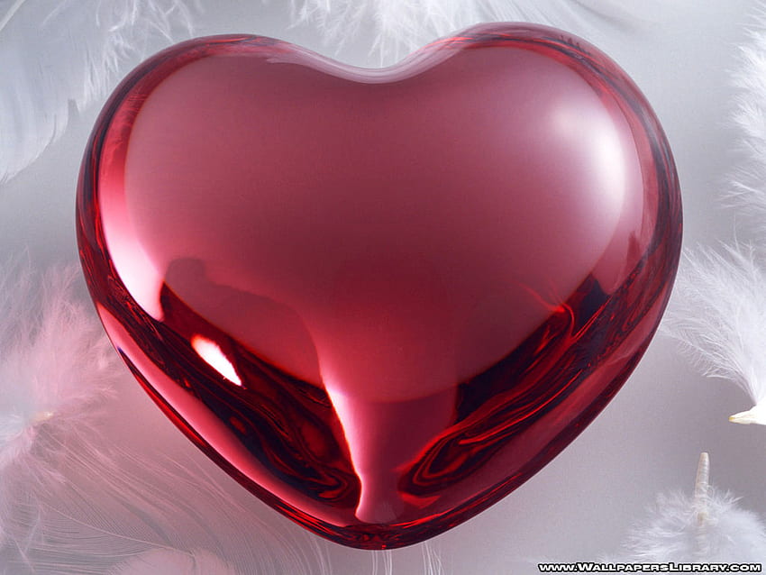 큰 붉은 마음, 심장, 큰, 사랑, 빨강 HD 월페이퍼