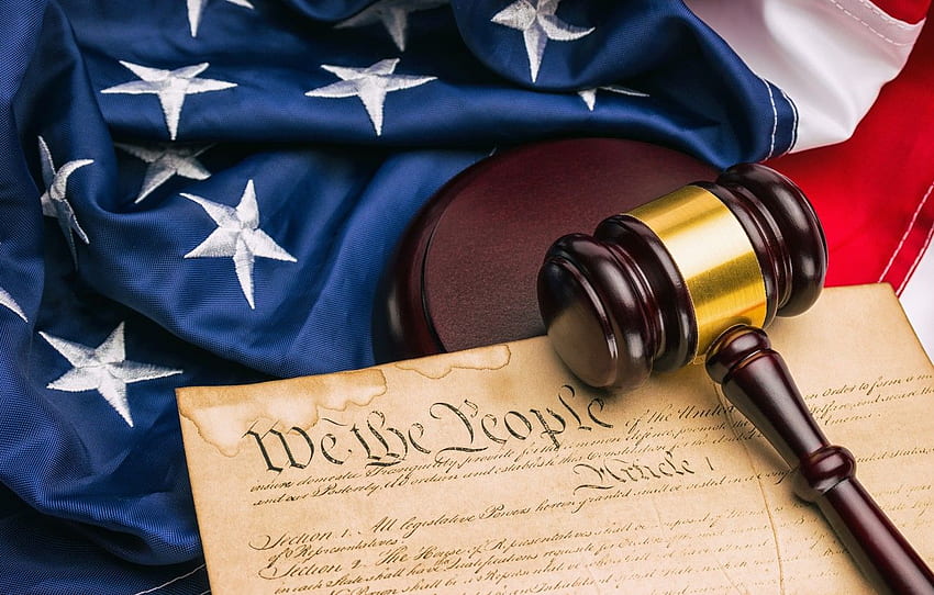 Amerika Birleşik Devletleri, bayrak, çekiç, anayasa, ABD Anayasası HD duvar kağıdı