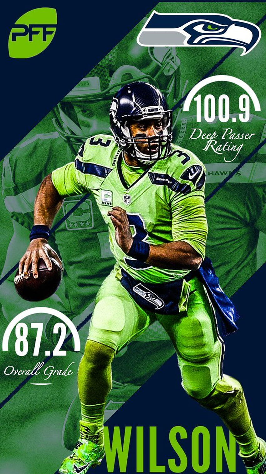 PFF SEA Seahawks - Looking for a, Russell Wilson HD phone wallpaper