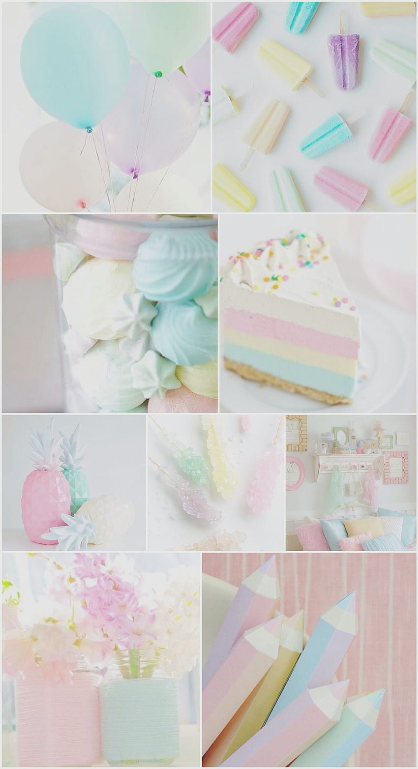 Pastel, pastels, , background, sweet, cute, pretty, iPhone HD phone ...