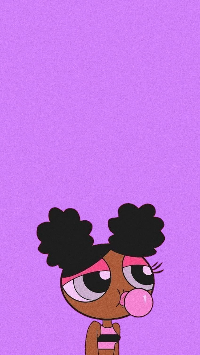 Süße Powerpuff Girls, schwarzer Mädchen-Bösewicht HD-Handy-Hintergrundbild
