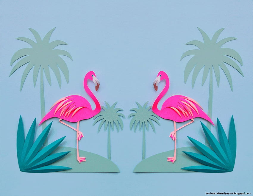 Easter Flamingos, Black Flamingo HD wallpaper