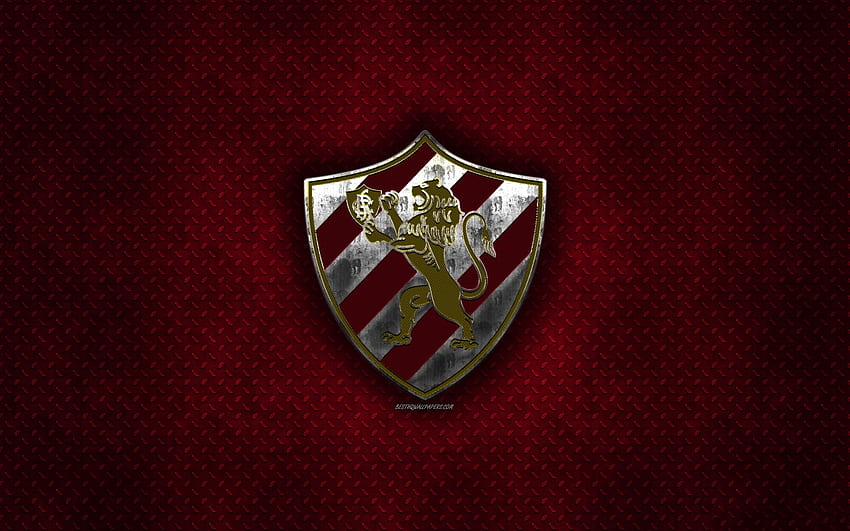 Sport Club do Recife, club de football brésilien, texture en métal rouge, logo en métal, emblème, Recife, Brésil, Serie B, art créatif, football avec résolution. Haute qualité Fond d'écran HD