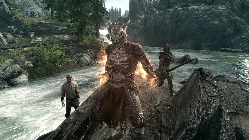 Fenominalne kosmiczne moce bez kompasu w Skyrim Nexus — mody i społeczność, Skyrim Argonian Tapeta HD