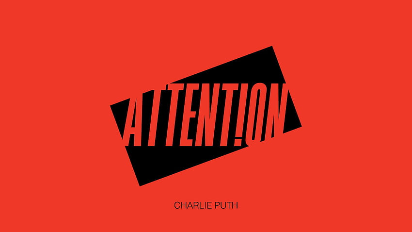Charlie Puth Attention, Music HD wallpaper