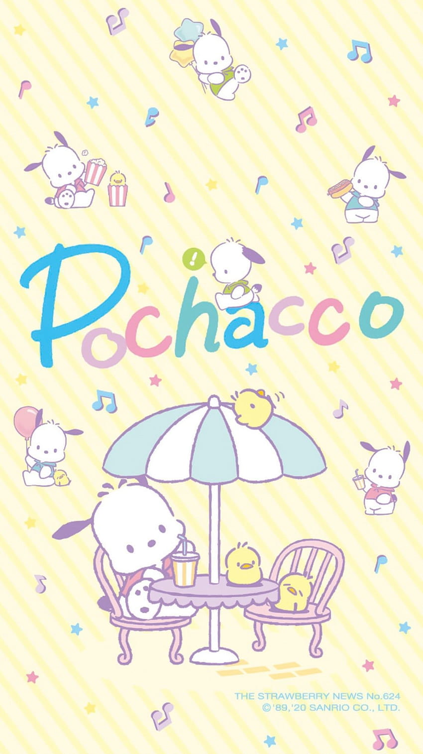 Pochacco, Marumofubiyori HD phone wallpaper