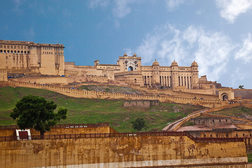 AMBER FORT - JAIPUR , and , , Near, Indian Forts HD wallpaper