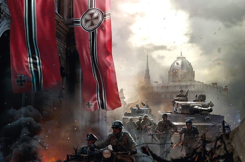 Wehrmacht, Segunda Guerra Mundial británica fondo de pantalla