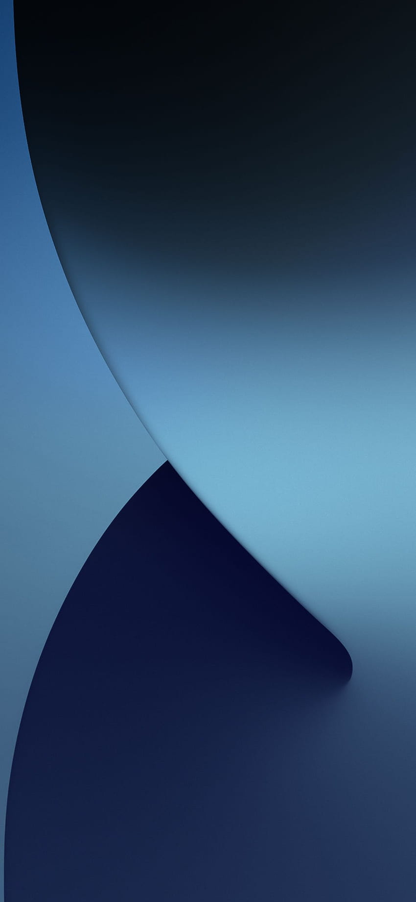 iOS 14 Pacific Blue Modd. Nouvel iphone, téléphone aquarelle, eau iPhone Fond d'écran de téléphone HD