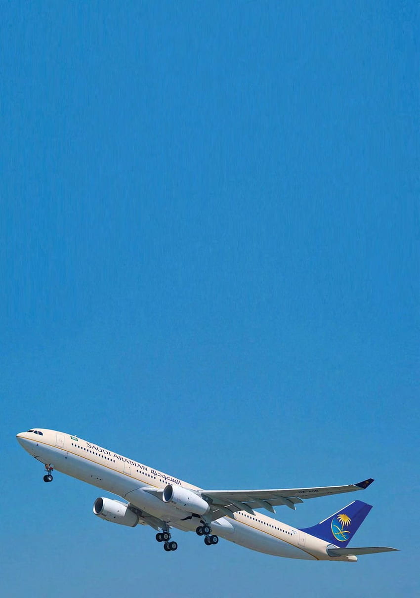 SAUDI ARABIAN AIRLINES SERVINDO O REINO, Saudia Airlines Papel de parede de celular HD