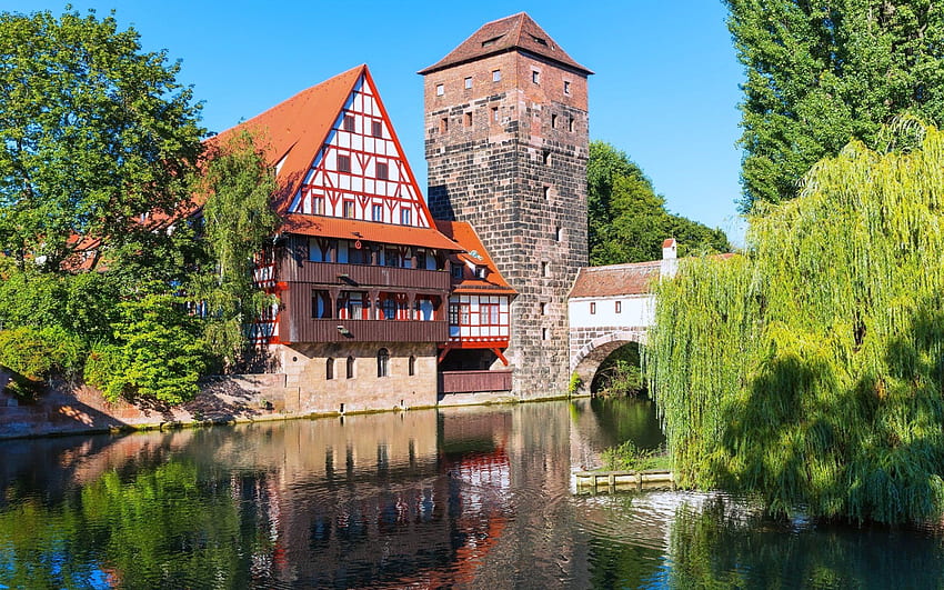 Nuremberg and Background HD wallpaper
