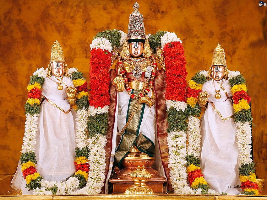 Lord Venkateswara, la divinità principale del Tempio di Tirumala, Tirupathi, Lord Venkatesha Sfondo HD