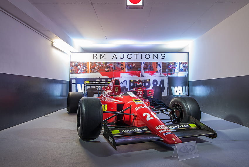 RM's Търг в Монако състезания с класически автомобили 1989 Ferrari F1 89 110. HD тапет