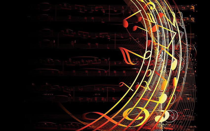 15 Music Vector Background, Musical HD wallpaper