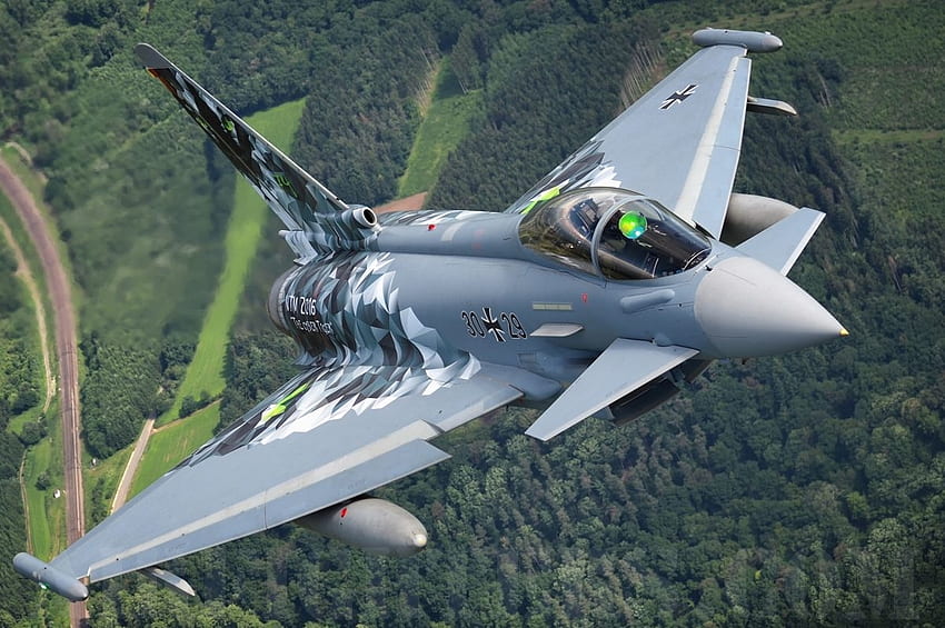 Eurofighter Typhoon, RAF, Jato, Luftwaffe, Jatos, Força Aérea Espanhola papel de parede HD