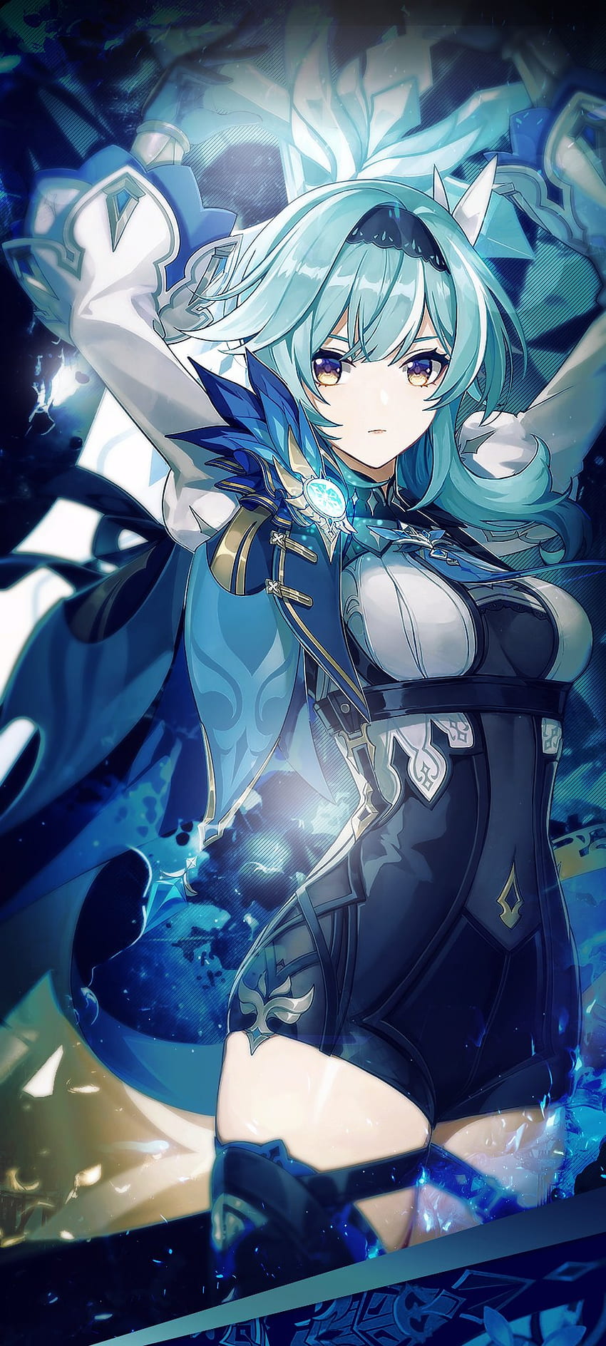 NightTIDE - Eula Genshin Impact Mobile and ; Good luck on your rolls for our tall icy lady, and may vengeance be yours! ❄️For the rest of the playable HD phone wallpaper