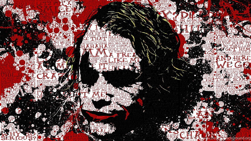 Joker Blood Splatter Background, Bloody Joker HD wallpaper