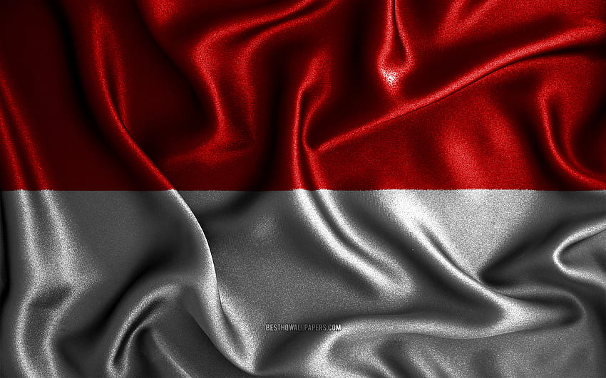 Vienna flag, , silk wavy flags, austrian states, Day of Vienna, fabric flags, Flag of Vienna, 3D art, Vienna, Europe, States of Austria, Vienna 3D flag, Austria HD wallpaper