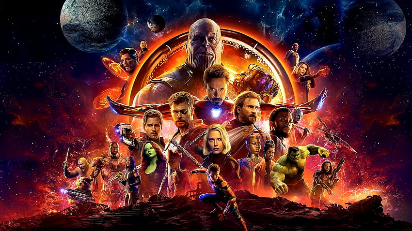 Infinity War 1920 1080 - Arrière-plan Avengers Infinity War - Fond d'écran HD