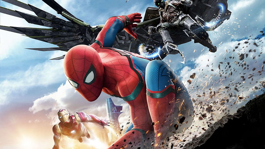 Spider Man Iron Man Y El Buitre U fondo de pantalla