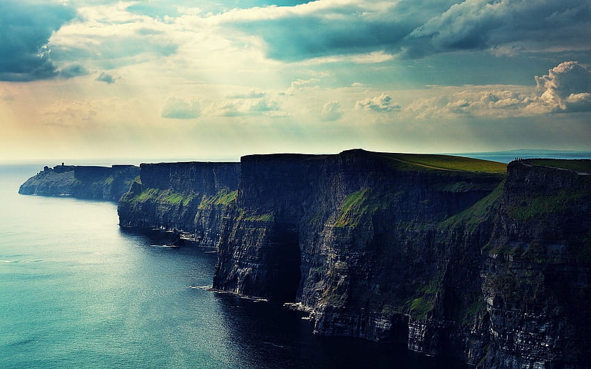 モハーの断崖。 (P)興味のある場所、マジカル アイルランド 高画質の壁紙