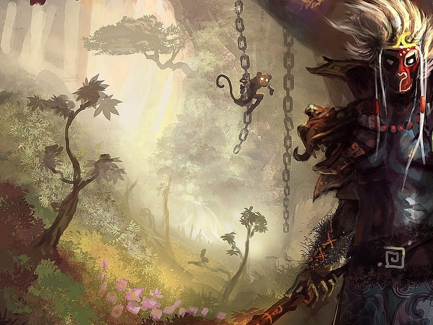 Fantasy Sun Wukong Monkey King Artwork HD Wallpaper | Pxfuel