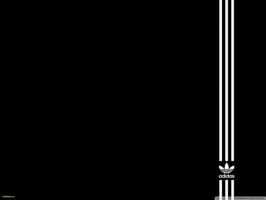 Adidas En İyi Adidas Siyah Arka Plan, Beyaz Adidas HD duvar kağıdı