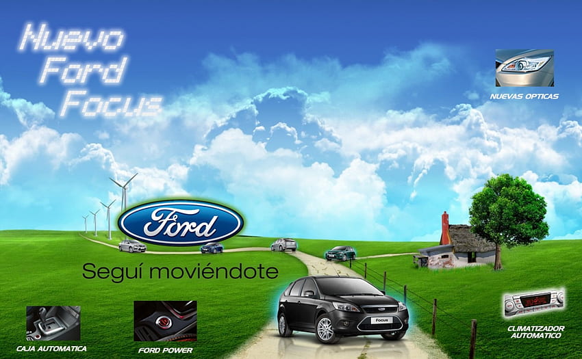 Nouvelle Ford Focus Latin American 2009, américain, focus, ford, latin, nuevo, amérique, nouveau Fond d'écran HD