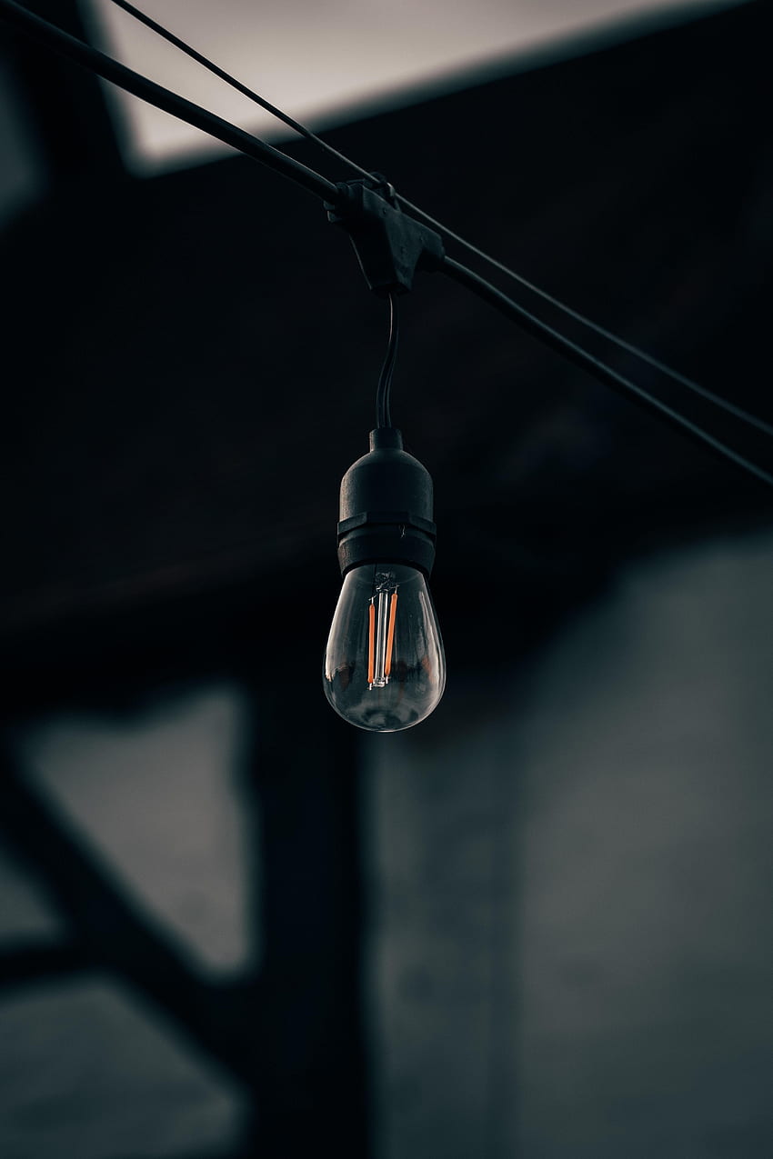 Wire, Light Bulb, Electricity HD phone wallpaper