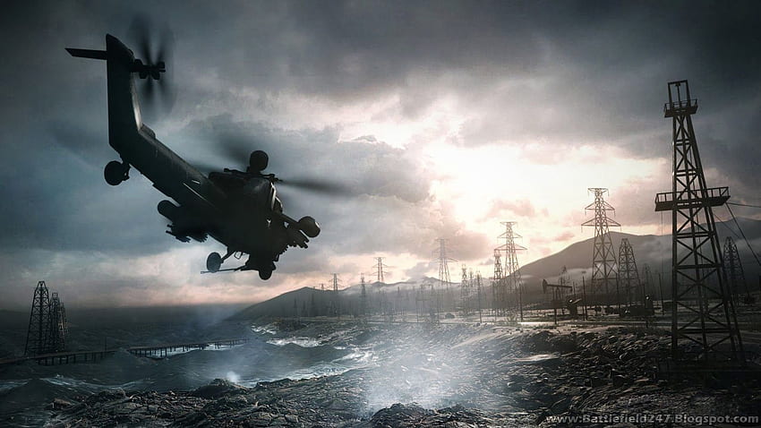 ⠀ Battlefield 247 ✪: ✪ [BF4 ] MI 28 Havoc Saldırısı, Saldırı Helikopteri HD duvar kağıdı