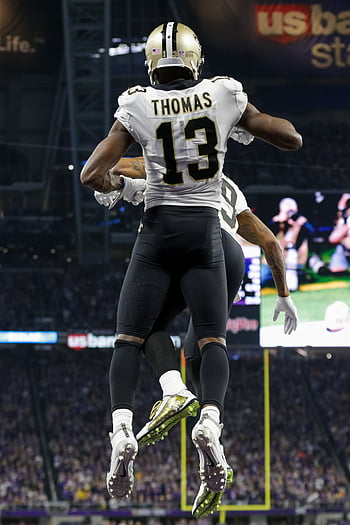 Michael Thomas, Wil Lutz rep Saints on PFWA All HD wallpaper