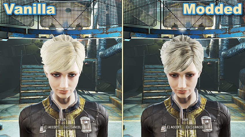 Fallout 4 Mods MiscHairstyle  MoreHairstyles for male  female   MiscHairstyle16 Download 47 New hairs for male