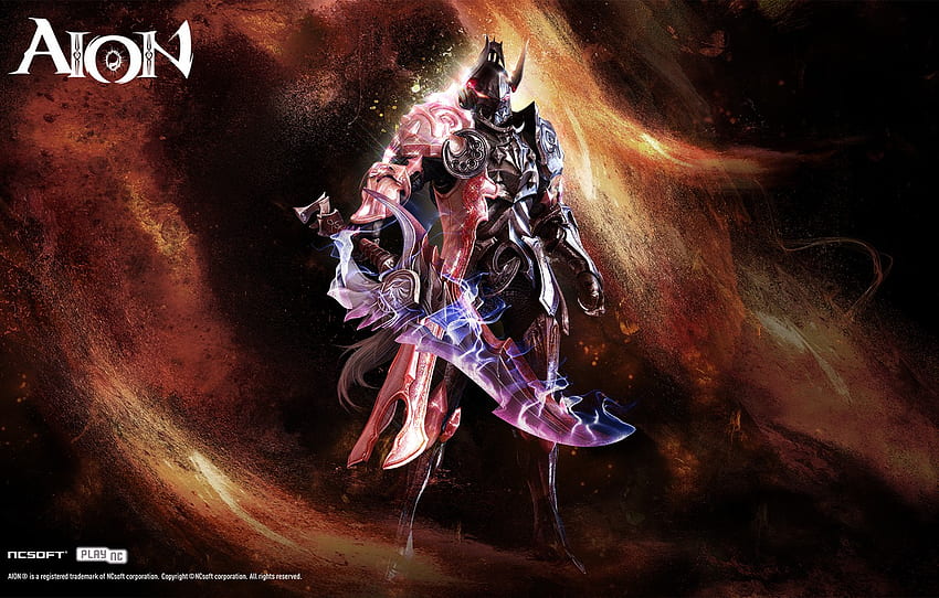Fire, Sword, Templar, Ncsoft, Aion - Aion Gladiator , Aion Online HD wallpaper