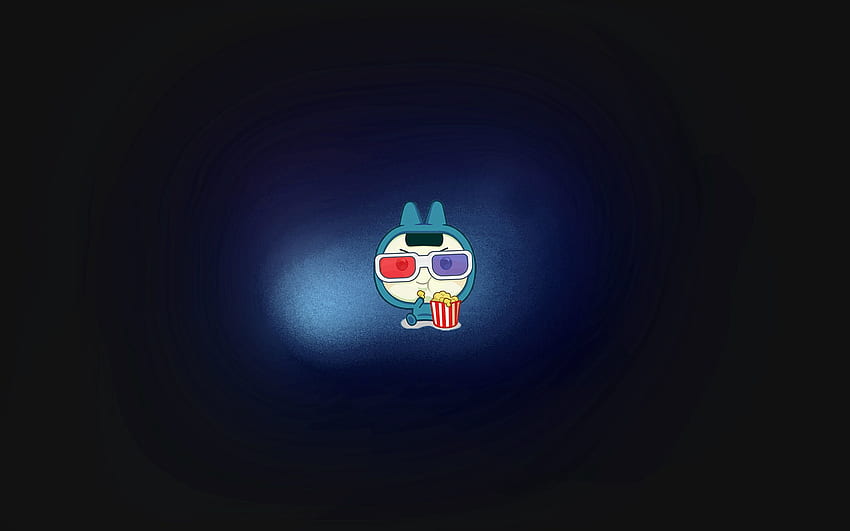 Popcorn, Vector, Drawing, , Glasses, Spectacles, Little Man HD wallpaper